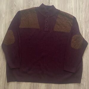 Boulder Creek Burgundy Sweater